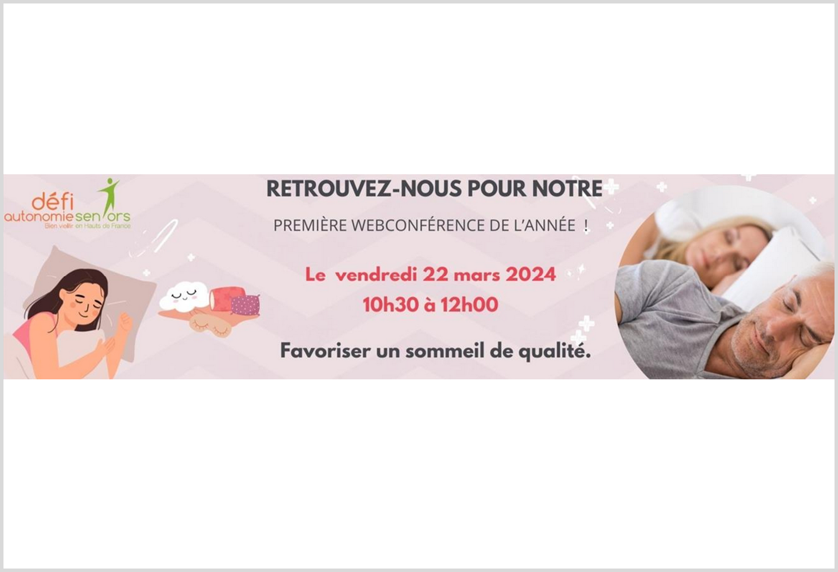 Webinaire 22 mars : Favoriser un sommeil de qualité